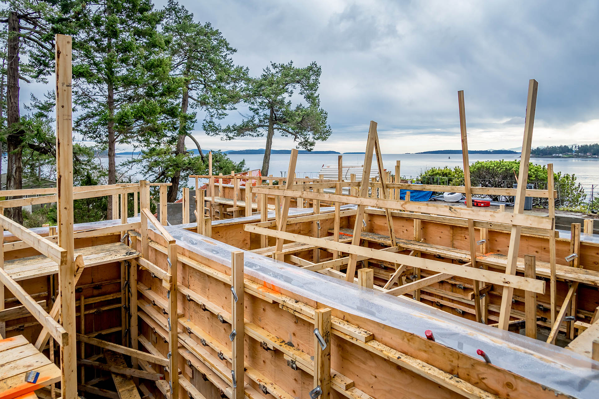 Victoria Custom Home Site Prep & Foundation